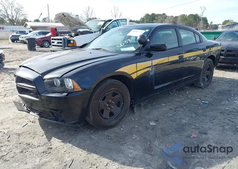 2013 Dodge Charger Police z USA, uszkodzony, nr VIN 2C3CDXAG0DH648000